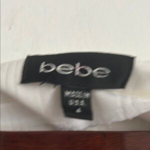 Bebe Elegant White Garment